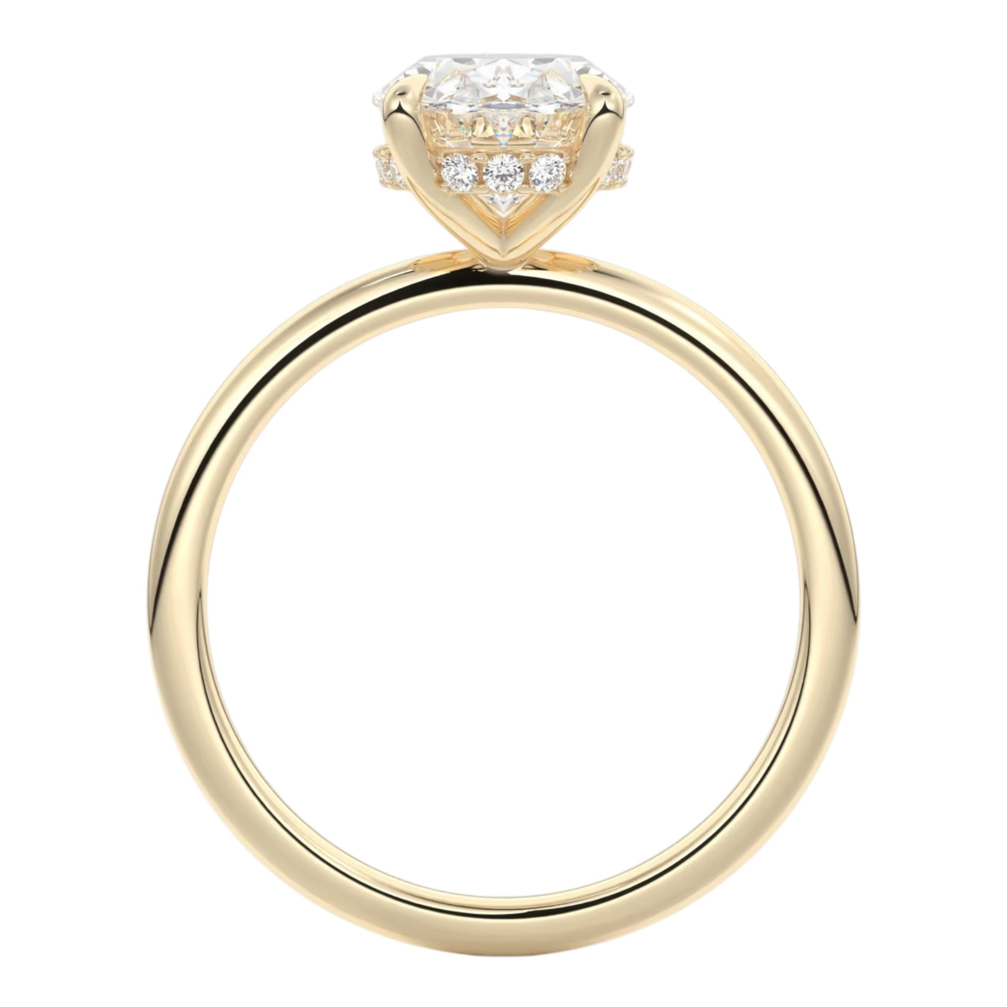 Hailey Hidden Halo | Oval