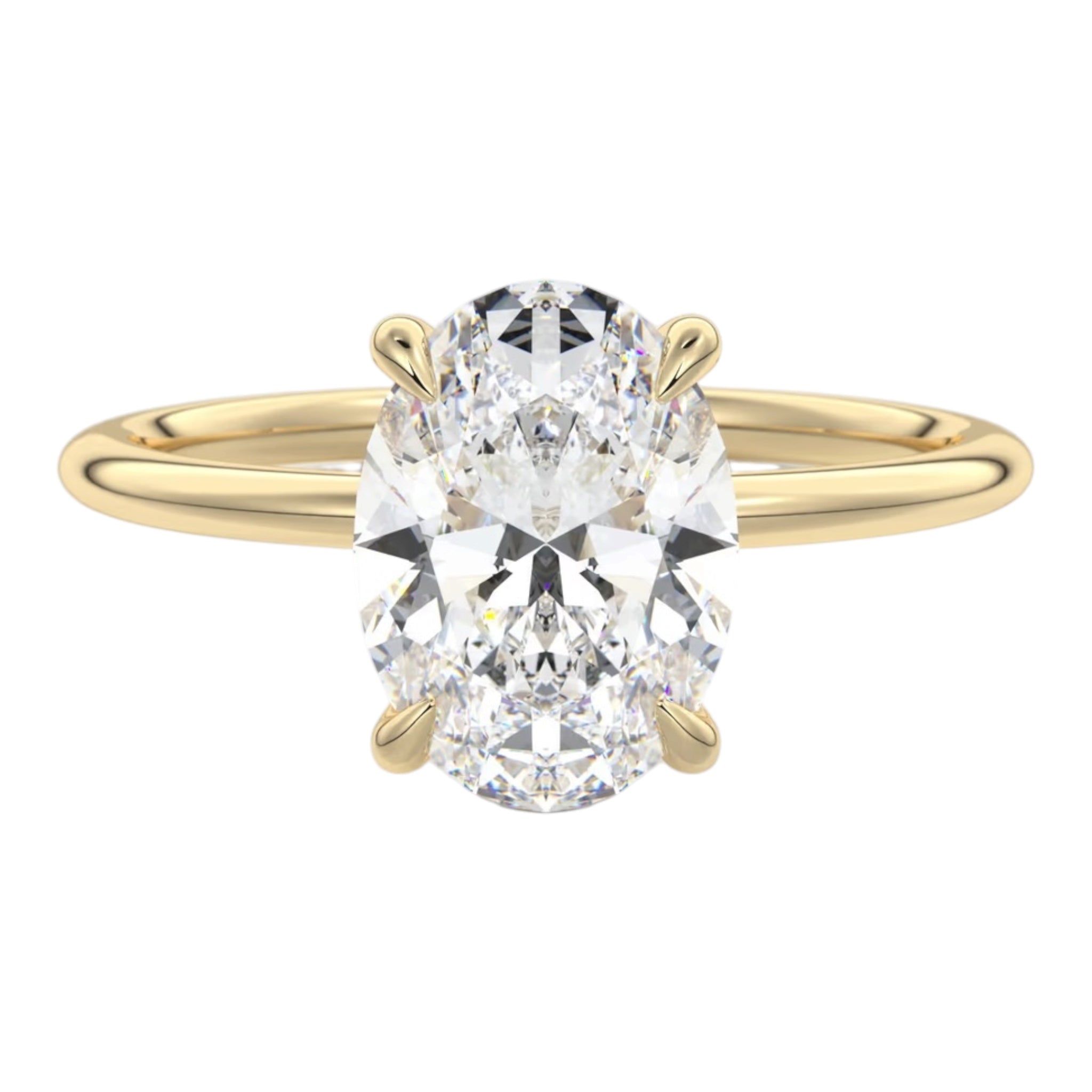 Hailey Hidden Halo | Oval
