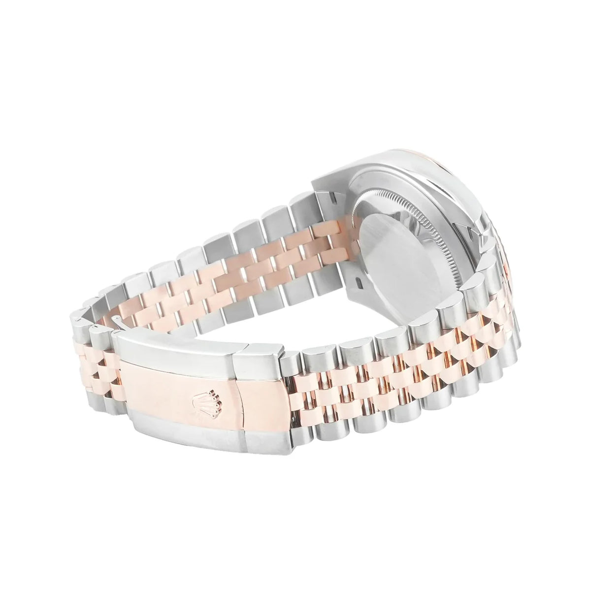 Rolex 126331 Datejust 41 mm 18K Rose Gold Fluted Bezel Chocolate Brown Diamond Dial Jubilee Bracelet Box and Papers 2016