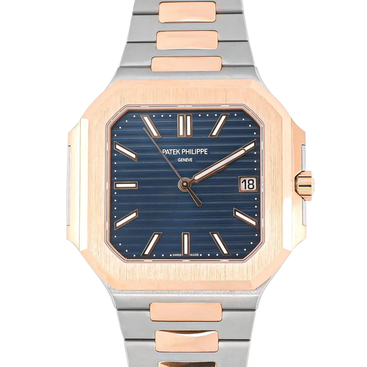 Patek Philippe 5821/1AR-001 Cubitus 18K Rose Gold Blue Dial Box and Papers 2026