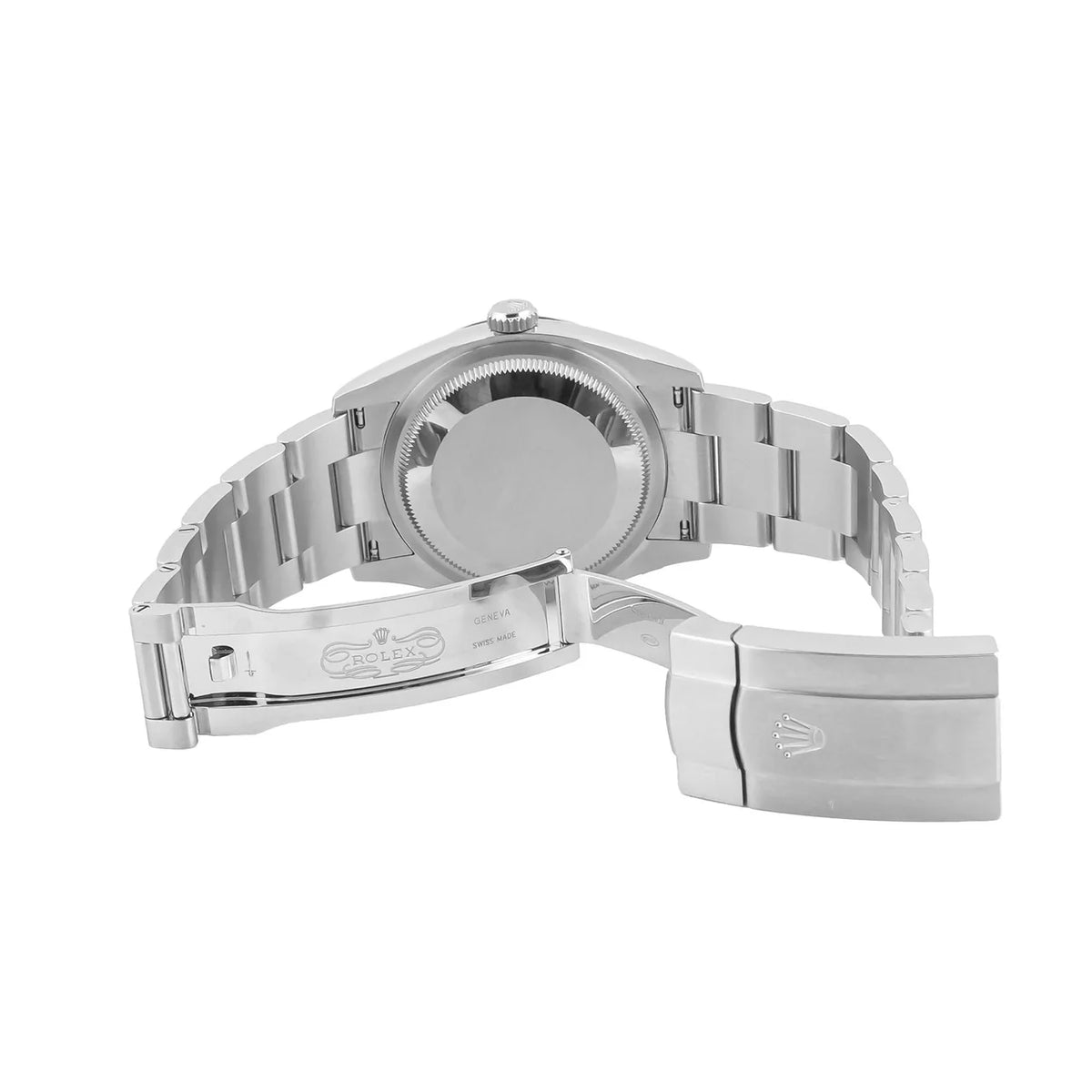 Rolex 126000 Oyster Perpetual 36 mm Smooth Bezel Turquoise Blue Index Dial Oyster Bracelet Box and Papers 2025