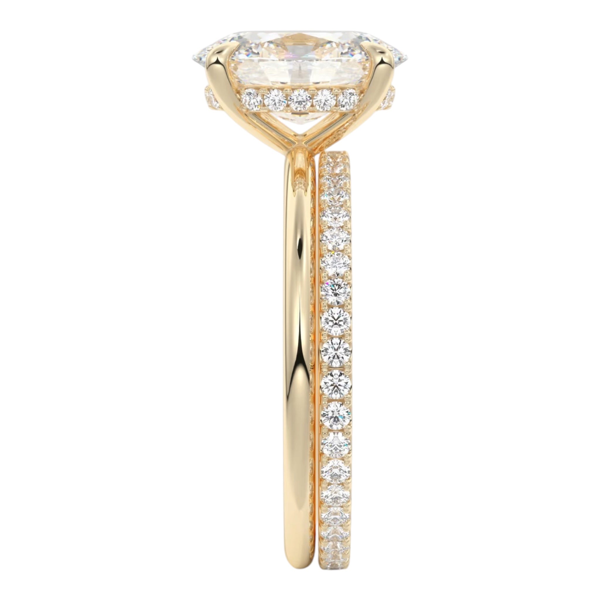 Hailey Hidden Halo | Oval
